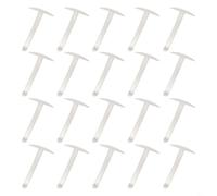 Carp Bait Band Holder 20pcs Boilie Bait Stopper Soft Plastic Terminal Tackle Fishing Accessories for Carp Fishing Beach Lake River Reservoir Pond Stream(Large)