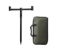 Carp Bank Stick Support - Fishing Rod Stand, Bite Alarm Attachment | Heavy Duty Adjustable Holder for Outdoor Anglers, Perfect for Lake Bank River Fishing Trips and Tackle Organization on the Go