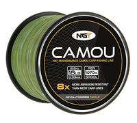 Carp & Coarse Fishing Line Camo Colour available in 8lb 10lb 12lb 15lb Breaking Strain (18lb) by NGT