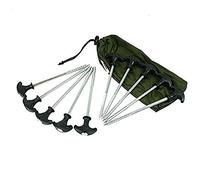 Carp-Corner Tent Bivouac Pegs with Bag 10x