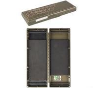 Carp Feeder Hook Line Storage Container with 6 EVA Disk Spools Seal Strip and Field-Durable Materials (A125C2)