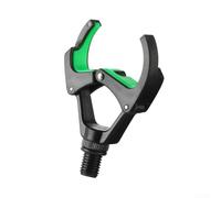 Carp Fishing Accessory Rod Rest Head with Quick Release Function and Secure Clamping for Rod Pod or Tripod Mount (Green)