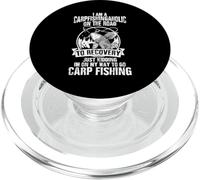 Carp Fishing Apparel - Funny Carp Fishermen Design PopSockets PopGrip for MagSafe