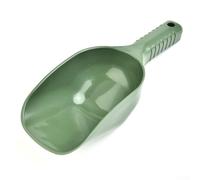 Carp Fishing Bait Scoop Boilie Spoon Feeding Tool Green 24x9.3cm PP Material for Spomb Casting and Bait Boat Loading 1 Unit