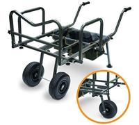 Carp Fishing Barrow With Storage Bag Double or Single Wheel Trolley DYNAMIC