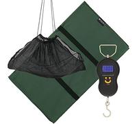 Carp Fishing Care Unhooking Mat Set With Weighing Sling And Black LCD Digital Scale