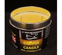 Carp Fishing. 'Carpin Candle'. 2 Wick. Citronella Candle. at Angling Products.