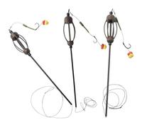 Carp Fishing Equipment Hollow Bait Cage with 4# 6# 8# Hooks for Success (4#)