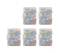 Carp Fishing Essentials 500pcs Rig Spare Pins with Round Heads Packed in Five Handy Boxes for Easy Access During Trips (6mm)