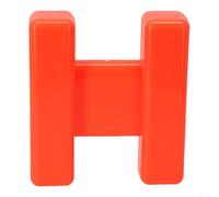 Carp Fishing H Block Marker Float with I-Shaped Winder, PE Material, Quick Change Buckle, Bright Orange for Accurate Bait Placement and Line Positioning, Large Size with 10m(L#10*11.5*3.5cm)