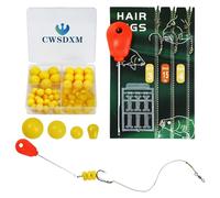 Carp Fishing Hair Rigs Baits Carp Rigs Kit Fishing Equipment Accessories (#4-70pcs)