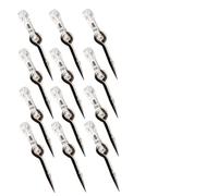 Carp Fishing Hook, Bait Spike 20Pcs 15Mm Carp Fishing Hook Sting Pin With Barbs Rubber Corn Ronnie Hair Rig