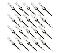 Carp Fishing Hook Bait Spike 20PCS 15MM Carp Fishing Hook Sting Pin with Barbs Rubber Corn Ronnie Hair Rig