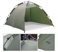 Carp Fishing Large Pop Up Bivvy Shelter 205x205cm Quick Setup Waterproof Day Shelter Tent, Beach Wind with Fibreglass Frame, Carry Bag & Pegs (Without Groundsheet)