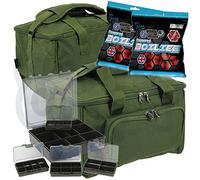 Carp Fishing Medium Carryall Tackle Or Bait Bag And 4+1 Storage Bit Boxes Free Boilies