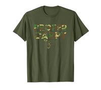 Carp Fishing Proper Carpy Design T-Shirt, Men, Olive Green, Large