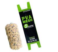 Carp Fishing Pvà Mesh - Water Soluble Bait Net Refill | Fast Melt Stocking Bag for Boilies and Groundbait, Universal 5M Baiting Device for Shore and Boat Angling, Tackle Equipment 25mm 37mm