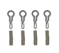 Carp Fishing Rubber Back Clip Sleeve Safety Accessories Pack of 20