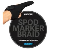 Carp Fishing Spod And Marker Braid With Finger Stall 30LB 0.28mm 300M Line