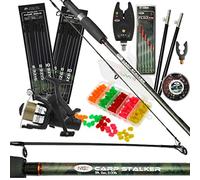 Carp Fishing Stalking Set up With Rod Bait Runner Reel Bite Alarm Tackle Bundle