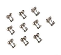 Carp Fishing Strike Indicators 10pcs Silver Carp Fishing Strike | Loud clear ring, metal construction, silver finish, easy clip-on, 10-pack value