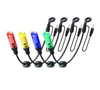 Carp Fishing Swinger, 4 Pieces, LED Light, 2.5 mm Plug, Removable, Swinger Fishing Bite Alarm Fishing Accessories