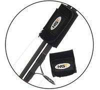 Carp Fishing Tackle Rod Bands Wraps With Lead Pocket For Made Up Rods (4X Rod Bands)