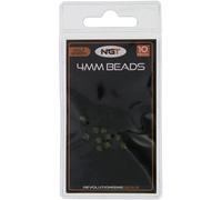 Carp Fishing Terminal Tackle Accessories Clips Tail Rubbers Anti-Tangle Sleeves Kickers 4mm Beads in Green/Brown Chose your terminal tackle from below (4mm Beads Green 10pc)