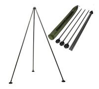 CARP FISHING WEIGH TRIPOD SYSTEM WITH LARGE MUD FEET & CARRY CASE NGT