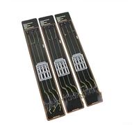 Carp Hair Rigs with Curved Barb Hooks, Ideal for Quick Setup with Boilie Bait and Rig Stops (3pack#2)