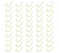 Carp Hook Set of 50pcs, Sea Fishing Barbless Hooks, Enhanced Design for Better Hooking Success, Multiple Sizes (number 8)