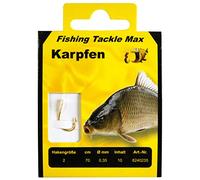 Carp Hooks Bound 8 / 70 cm / 0.25 mm Pack of 10, Hook Link