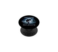 Carp Hunter British Carp Fishing Night Angler - UK Lake PopSockets Adhesive PopGrip