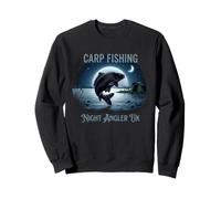Carp Hunter British Carp Fishing Night Angler - UK Lake Sweatshirt