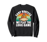 Carp Hunters We Play the Long Game Carp Fishing Sweatshirt