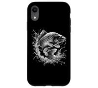 Carp Jumping Out of the Water - Fish Design for Fishermen Case for iPhone XR