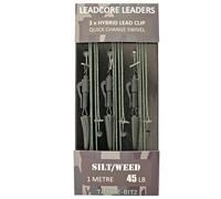 Carp Leadcore Leaders Hybrid Lead clips QC or Ring Swivel Ready Tied (Quick Change swivel)