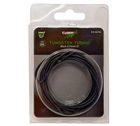 Carp On - 2m Tungsten Tubing 0.75mm Bore - High Density & Soft & Supple - Mud Brown Weed Green or Silt Black - Essential Easy Thread Terminal Tackle To Make Balanced Fishing Rigs