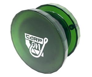 CARP ON - Fishing Bait Grinder Crusher Made from Quality Plastic - Half Green - for Boilies and Pellets [36-4688]