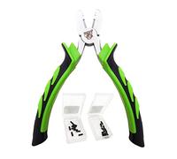 CARP ON- Fishing Crimp Plier Tool Set Includes 5 Inch Pliers with Nickel Jaws & 2 Sizes of Double Crimps - Terminal Tackle for Making Carp Rigs [28-0007]