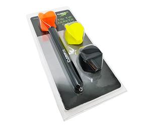 Carp On - Highly Visible MARKER FLOAT TRI TIP Set - 3oz Aerodynamic Distance Casting Weight for Finding Underwater Features - Sandbanks and Gravel Bars [37-019]