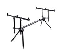 Carp On - Lightweight Aluminium 3 Rod Session-Master Pod - Adjustable Body 81-132cm with Fixed Legs And Tough Carry Bag - For Carp and all General Specimen Fishing Set Ups [25-3401]