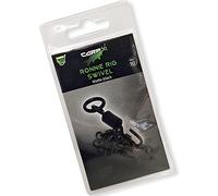 Carp On - Pack of 10 RONNIE RIG SWIVELS SIZE 11 Made From Brass - Classic Design Terminal Tackle for Making Your Own Fishing Rigs [15-6111]