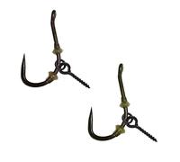 Carp On - Pack of 20 2.5mm or 3mm RIG RINGS ID Non Reflective Matte Black - Classic Design Terminal Tackle for Making Your Own Fishing Rigs (20 x 2.5mm Rings) [15-2325]