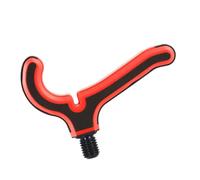 Carp Rod Grip - Rod Holder, Angling Stand | Durable Nylon Rest for Fishing Pole Control, Threaded Base Gripper for Lakebank, Pier Setup, Rough Water Fishing, Professional Tackle Mount