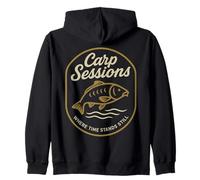 Carp Sessions Where Time Stands Still Zip Hoodie