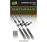 carp swivel Fox Submerged Heli Rigs (x3) Vert 75 cm