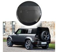 Carpathian Grey Spare Tire Cover ABS Spare Tyre Wheel Cover Protector fits for Land Rover Defender 90 110 130 2020-2026 (Carpathian Grey+Matte Black)