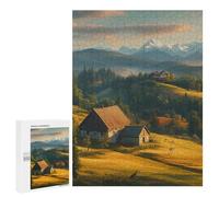 Carpathian Mountains Ukraine Jigsaw Puzzle for Adults Wooden Challenging Puzzles Gift for Family Friends