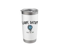 Carpe Datum Seize The Map Stainless Steel Insulated Tumbler